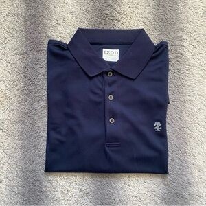 Pre-Owned, Good Condition, Izod Golf Polo Shirt Mens Large Navy Blue Casual Polo